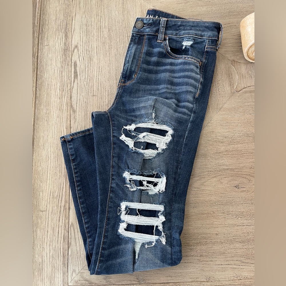 American Eagle size 10 Short Hi-Rise Jegging 360 next level stretch